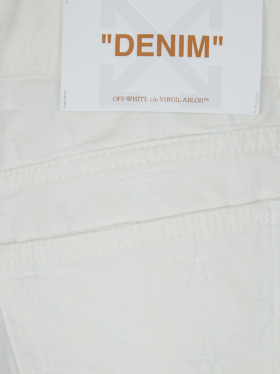 OFF-WHITE OFF WHITE STAR JACQ DOLL DENIM SHORTS WHITE STAR Wit
