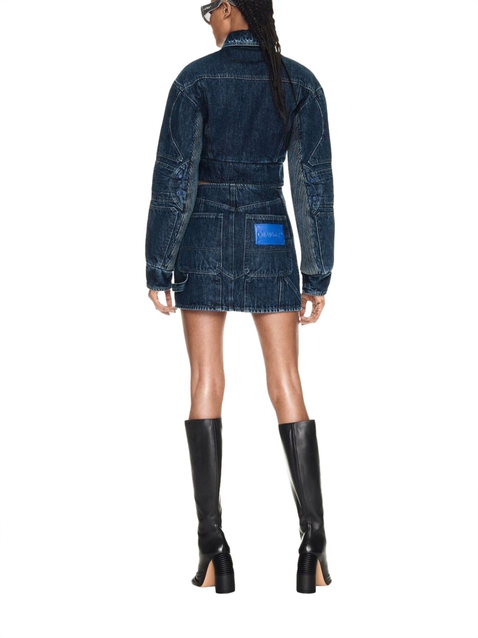 OFF-WHITE Coats Blue Blauw