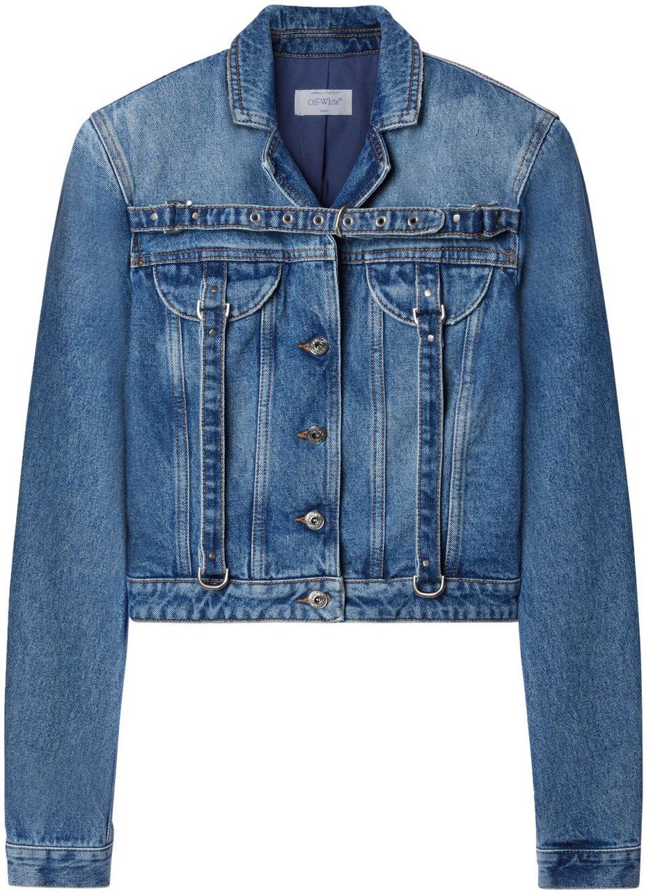 OFF-WHITE Coats Blue Blauw