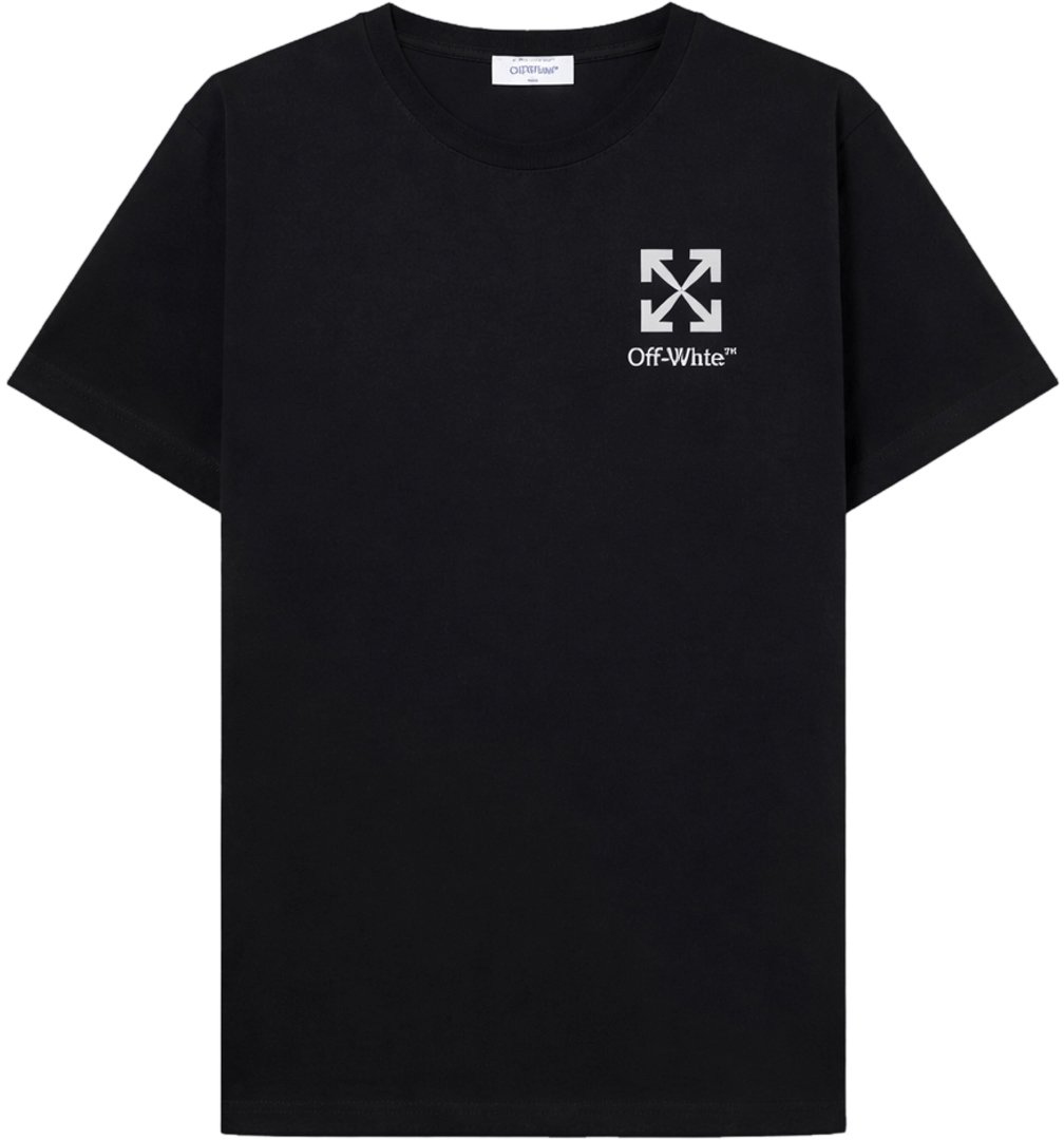 OFF-WHITE SMALL EAROW SLIM T-SHIRT Zwart