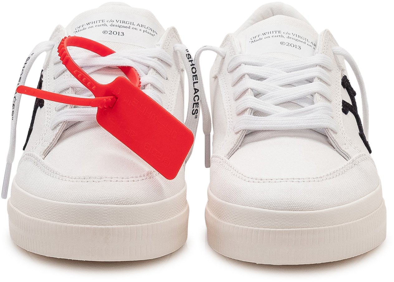 OFF-WHITE Sneakers Vulcanized Low in Canvas Wit