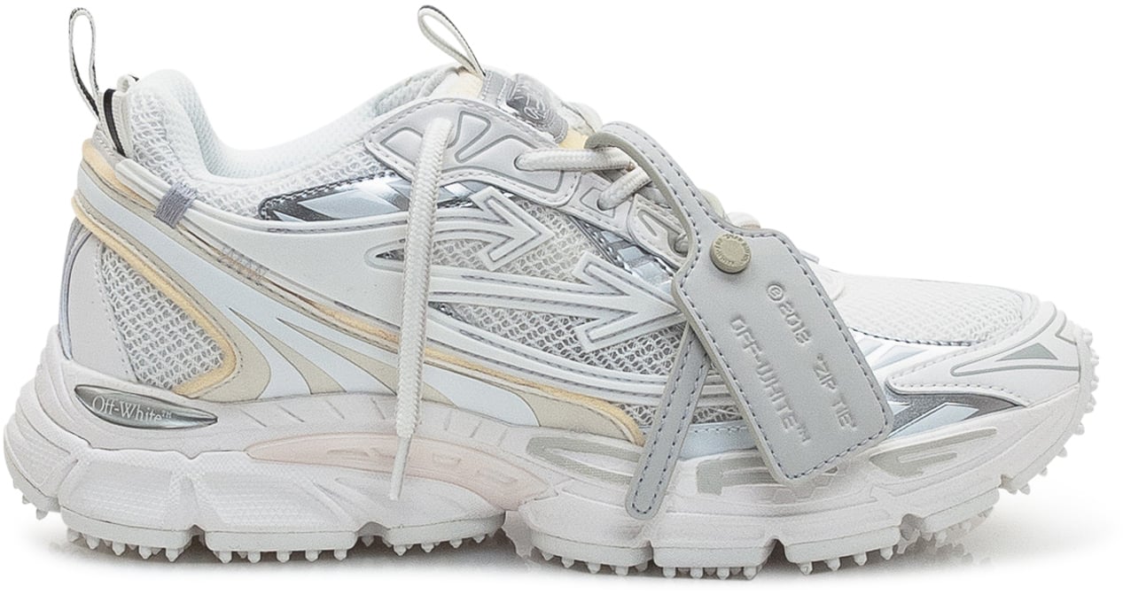 OFF-WHITE Off-White Sneakers Odsy-1000 in Mesh e Pelle Wit