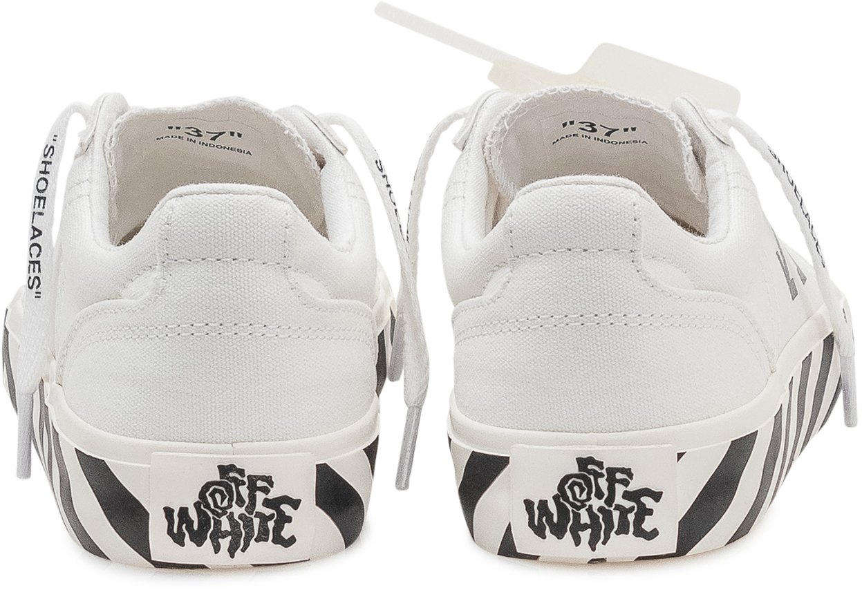 OFF-WHITE Sneakers Vulcanized con Lacci e Stampa Wit
