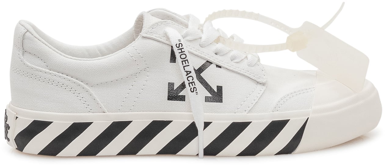 OFF-WHITE Sneakers Vulcanized con Lacci e Stampa Wit