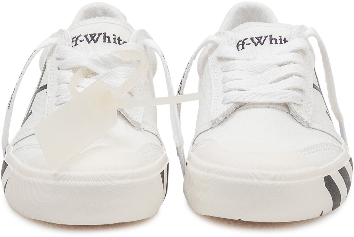 OFF-WHITE Sneakers Vulcanized con Lacci e Stampa Wit