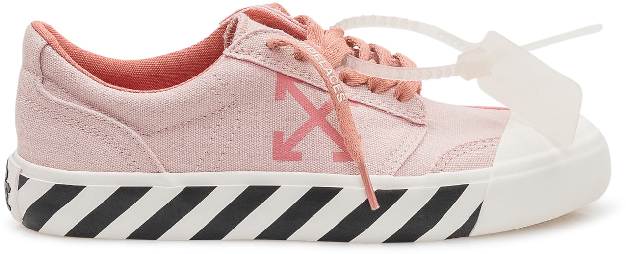 OFF-WHITE Sneakers Vulcanized con Lacci e Stampa Roze