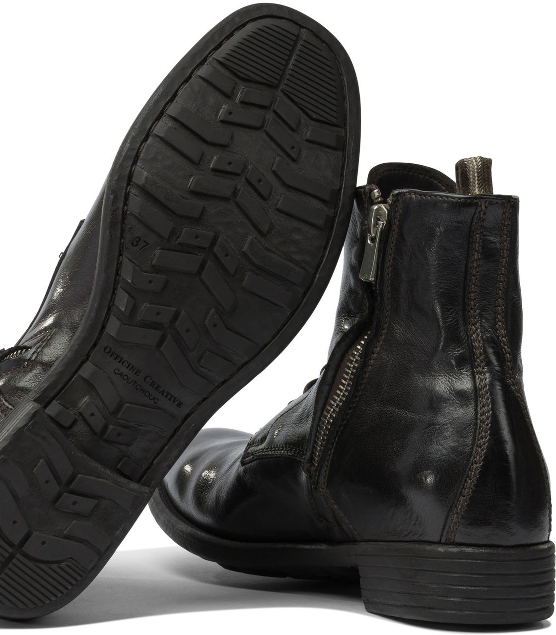 Officine Generale "Calixte 002" lace-up ankle boots Bruin