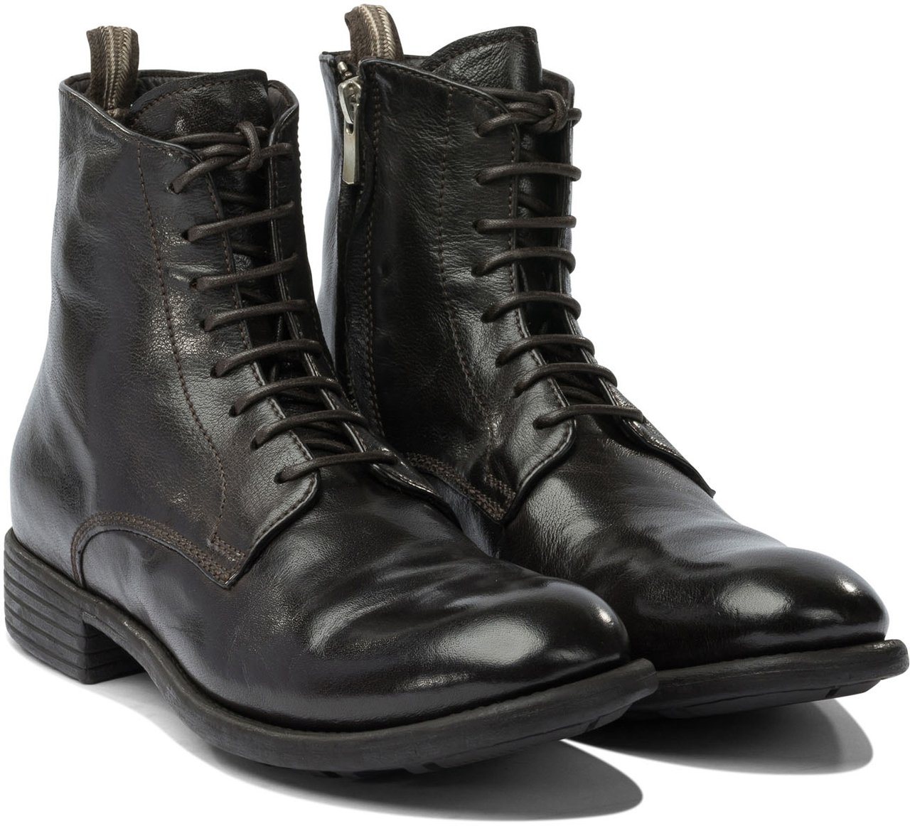 Officine Generale "Calixte 002" lace-up ankle boots Bruin