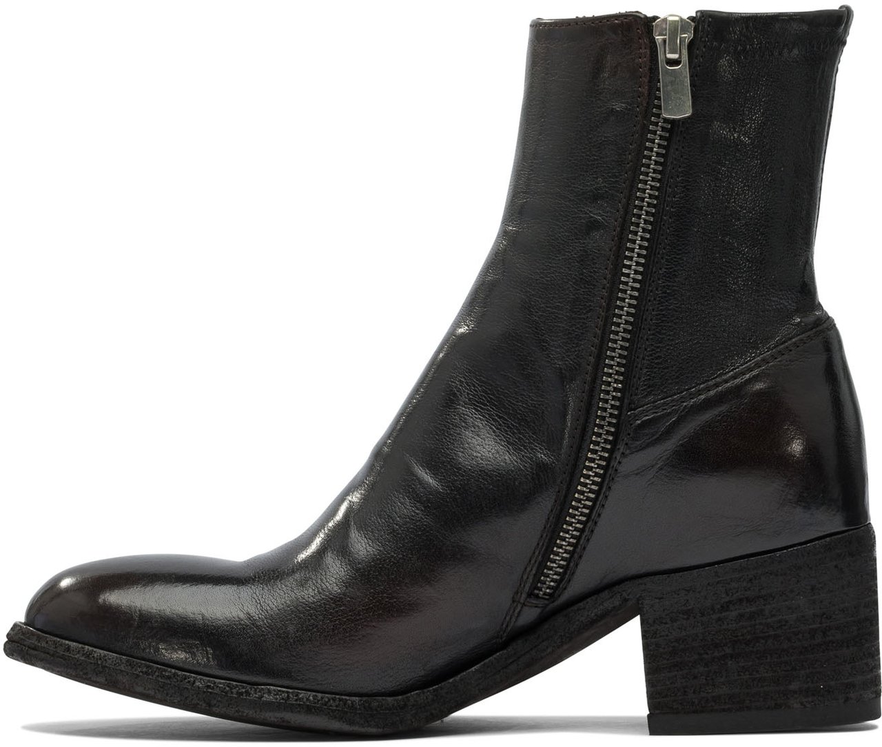Officine Generale "Denner 127" 55 mm ankle boots Zwart