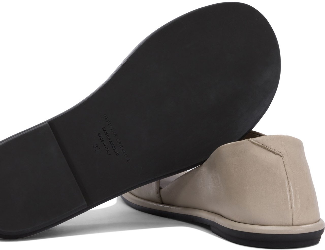 Officine Generale "Mienne 102" Slippers Zwart