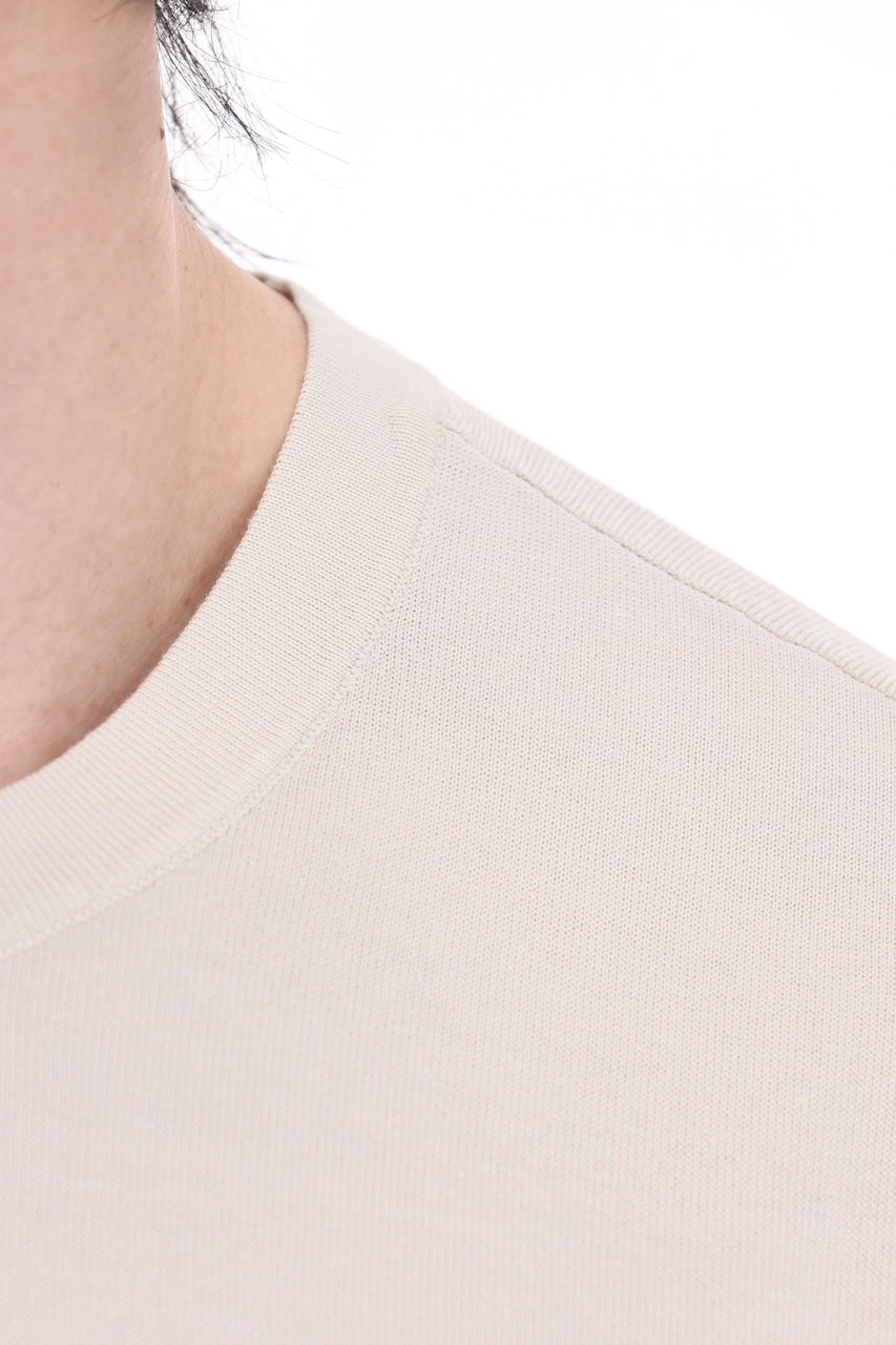 Officine Generale Boris Ultra-Soft Lyocell-Wool T-Shirt Neutraal