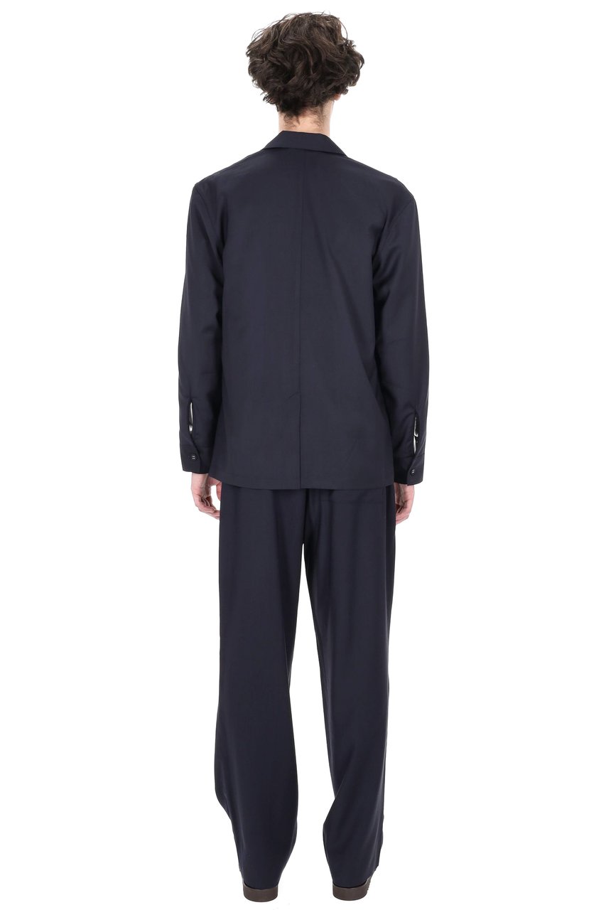 Officine Generale Sheldon Super 110s Wool Shirt Jacket Zwart