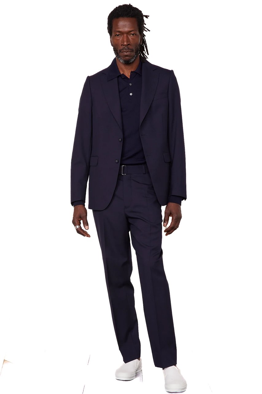 Officine Generale Giovanni Wool Single-Breasted Jacket Zwart