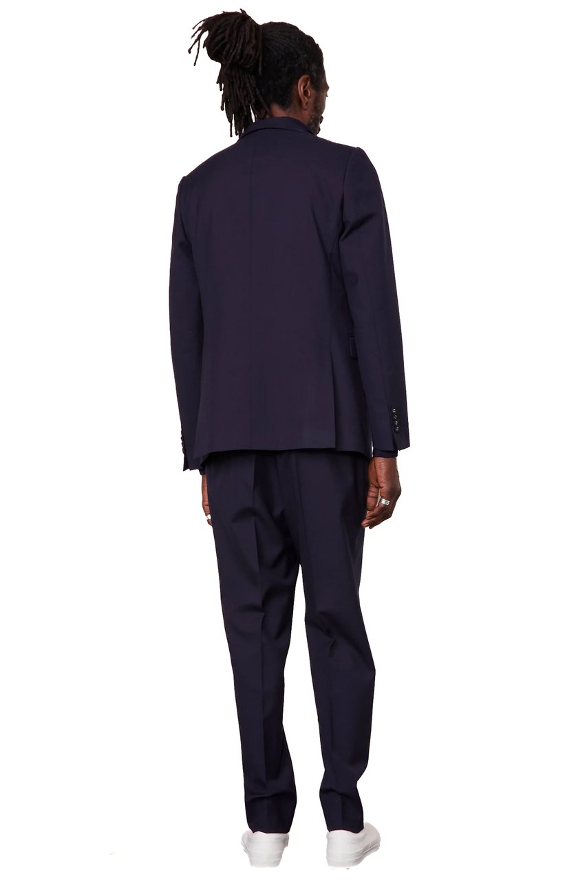 Officine Generale Giovanni Wool Single-Breasted Jacket Zwart