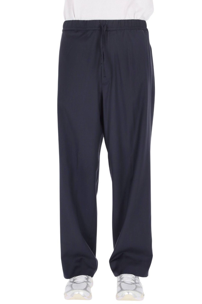 Officine Generale Nilson Fine Fresco Wool Pants Zwart