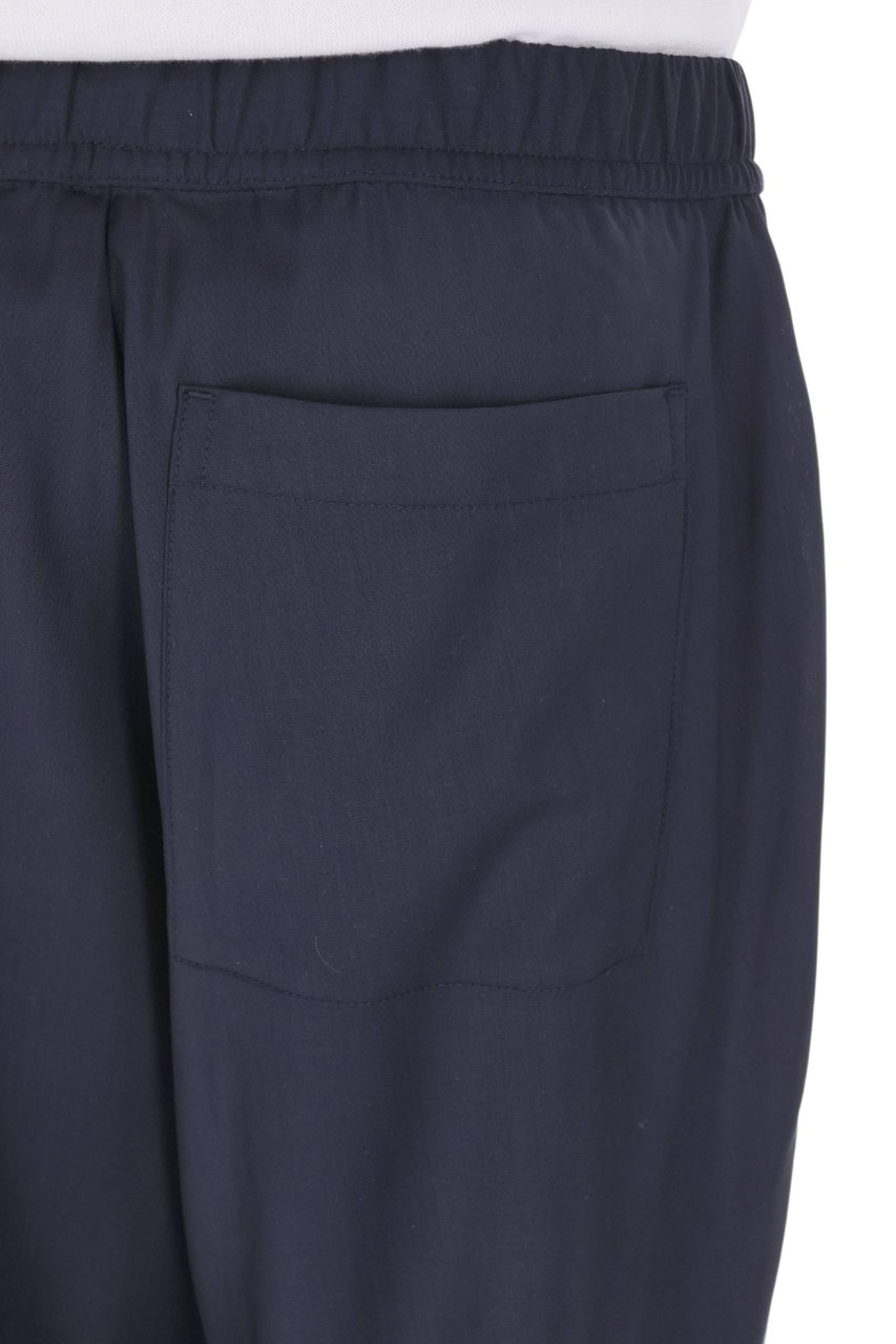 Officine Generale Nilson Fine Fresco Wool Pants Zwart