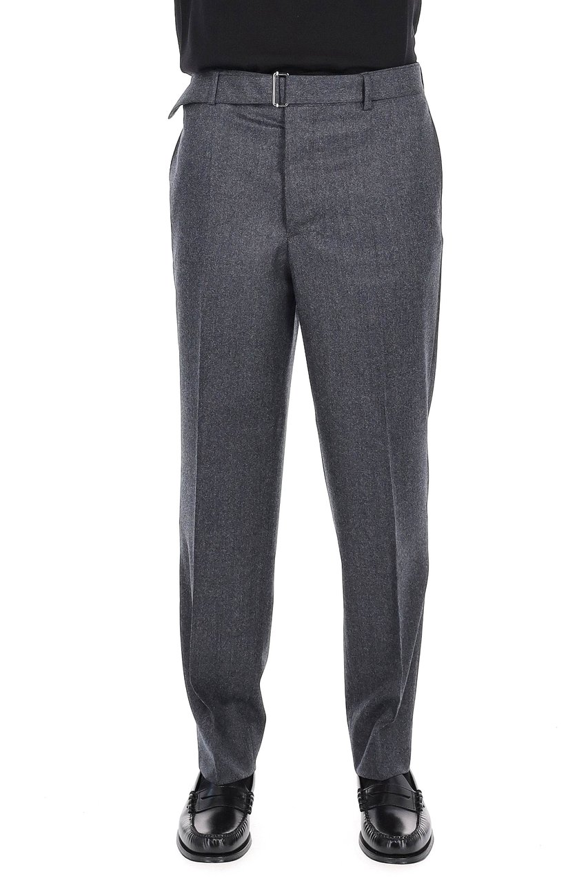 Officine Generale Hoche Model Flannel Trousers Grijs