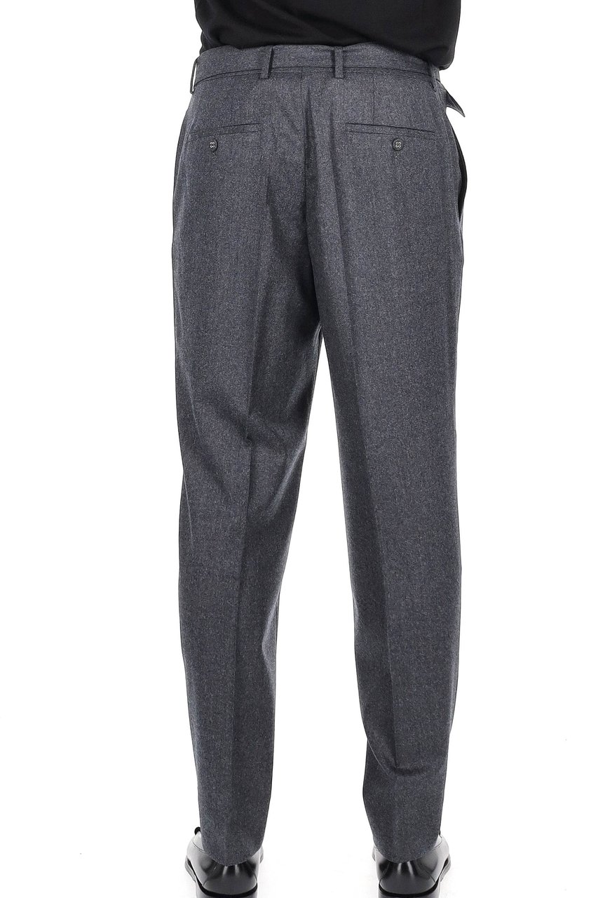 Officine Generale Hoche Model Flannel Trousers Grijs