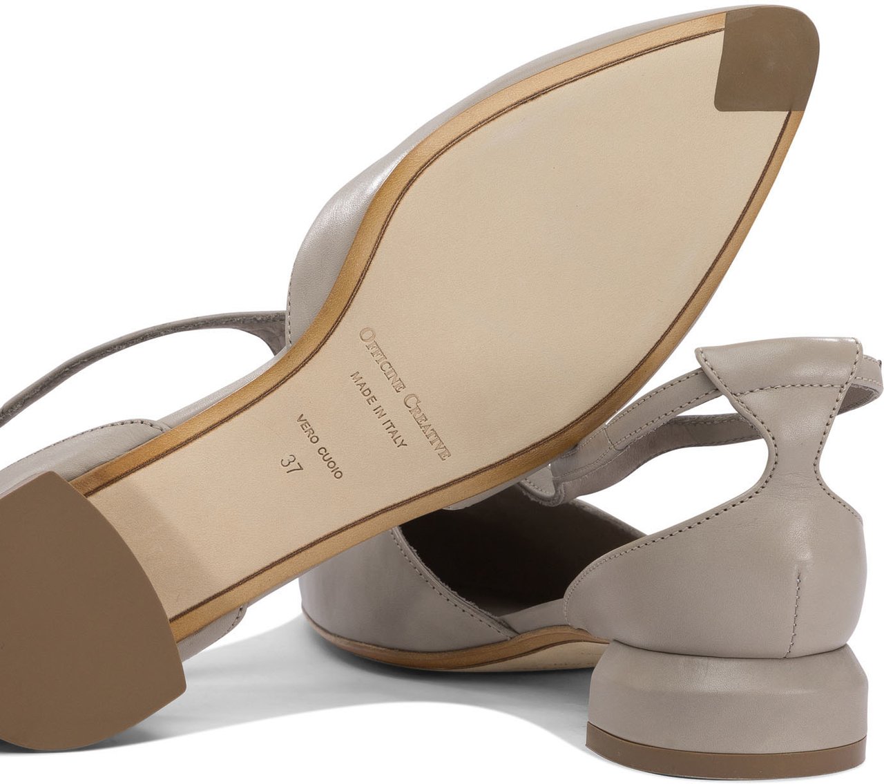 Officine Generale "Sage" Mary Jane 30 mm Beige
