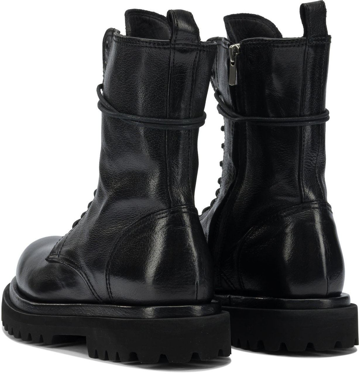 Officine Generale "Wisal DD 106" combat boots Zwart