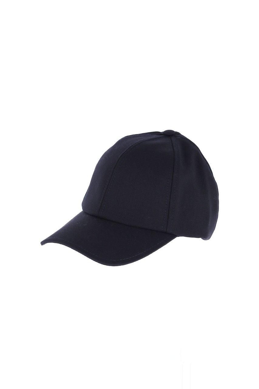 Officine Generale Wool Baseball Cap Zwart