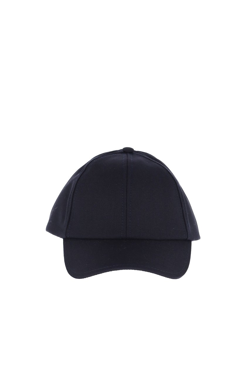 Officine Generale Wool Baseball Cap Zwart