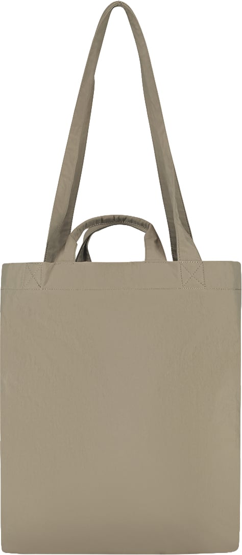 ØLÅF Olaf - Logo applique tote bag - A240809 - Treehouse Bruin