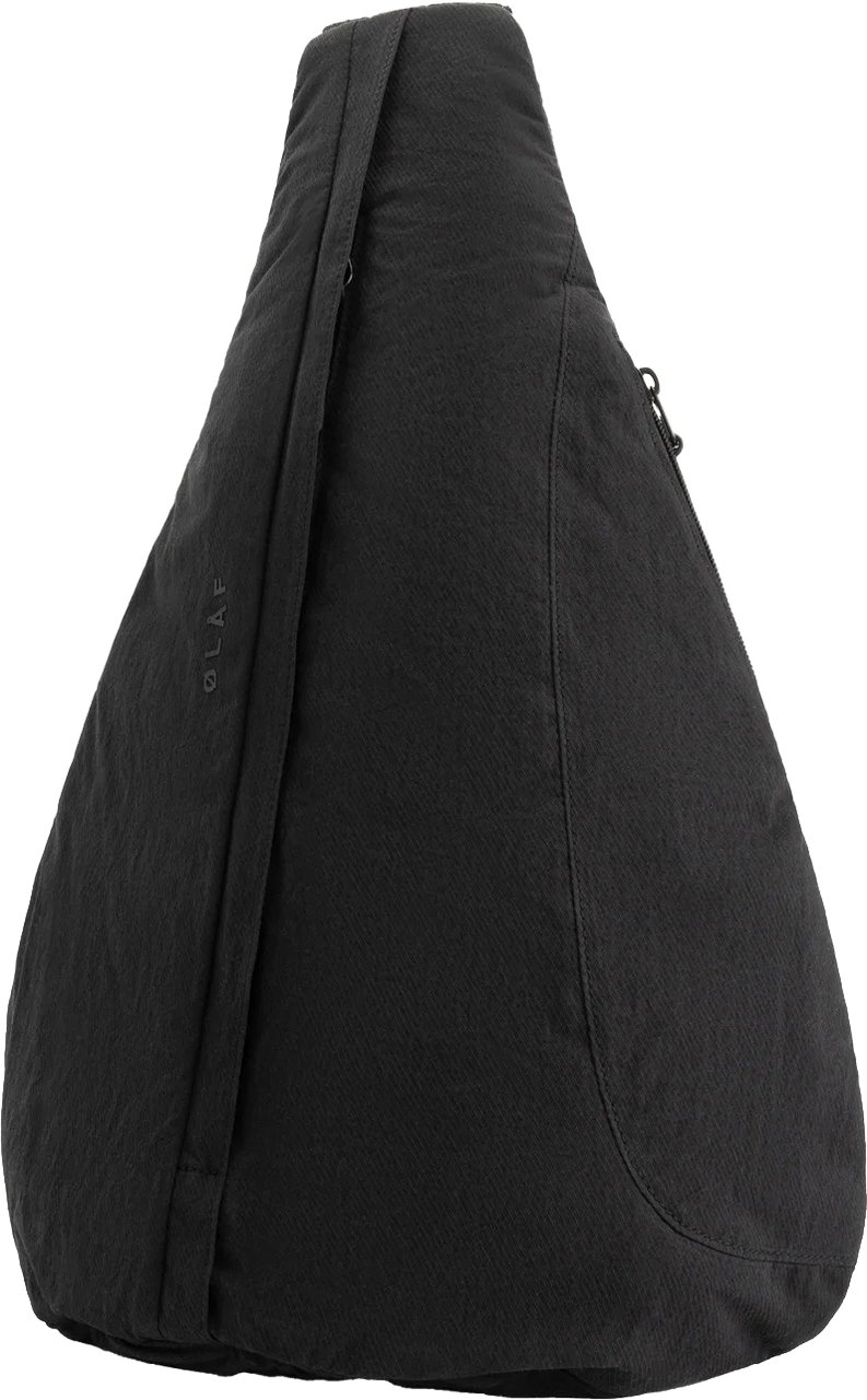 ØLÅF Olaf - Technical twill sling bag - A240821 - Black Zwart