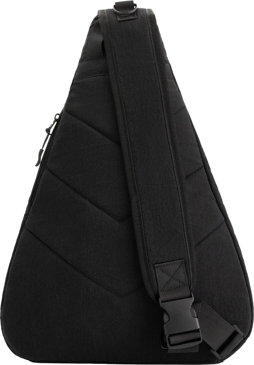 ØLÅF Olaf - Technical twill sling bag - A240821 - Black Zwart