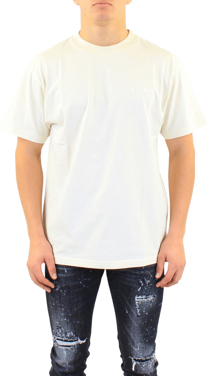 ØLÅF Heren Olaf Face Tee Wit
