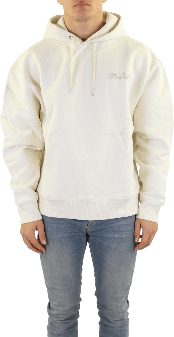 ØLÅF Heren Olaf Heavyweight Studio Hoodie Wit