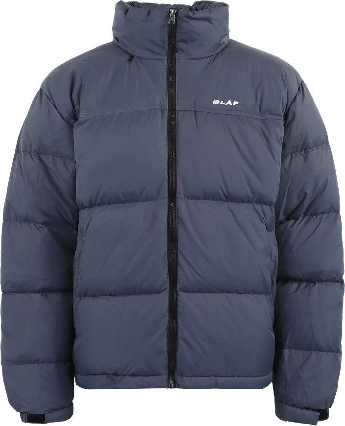ØLÅF Heren Puffer Jacket Blauw Blauw