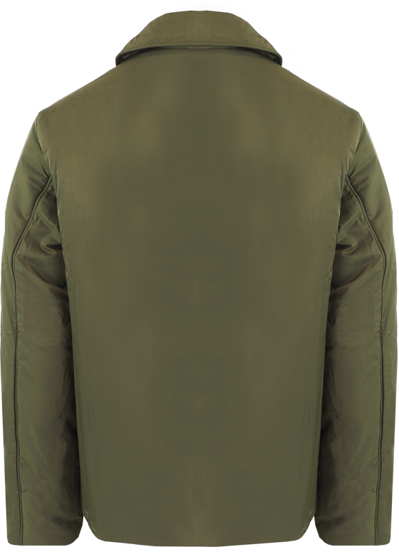 ØLÅF Heren Padded Coach Jacket Groen Groen