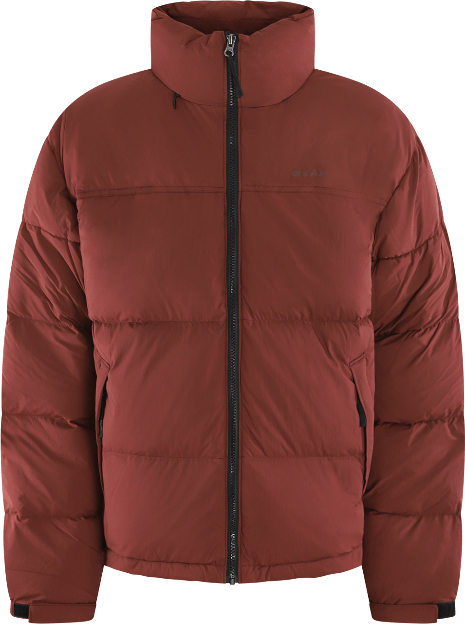 ØLÅF Heren Puffer Jacket Groen Rood