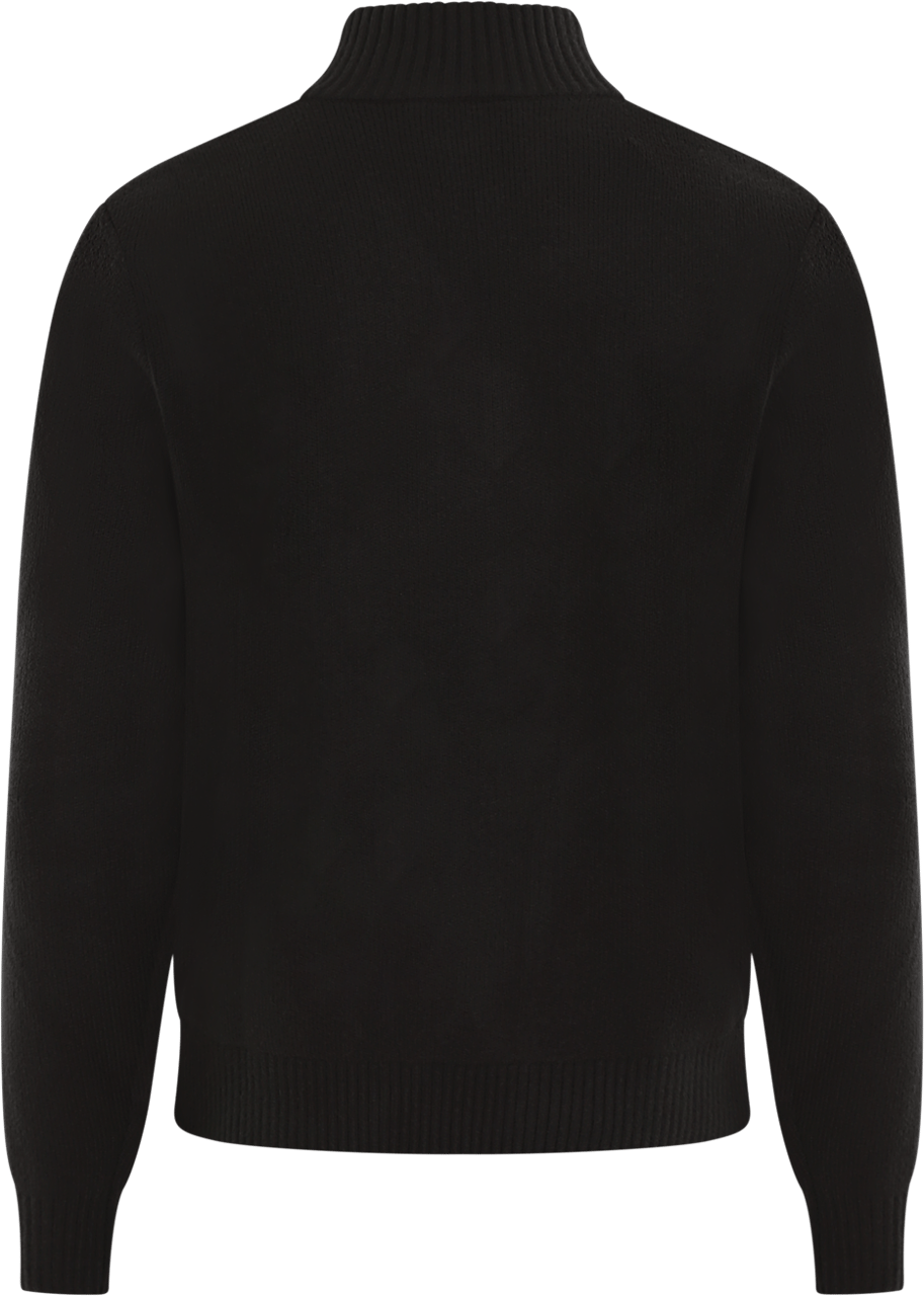 ØLÅF Heren Knitted Drift Mock Neck Grijs