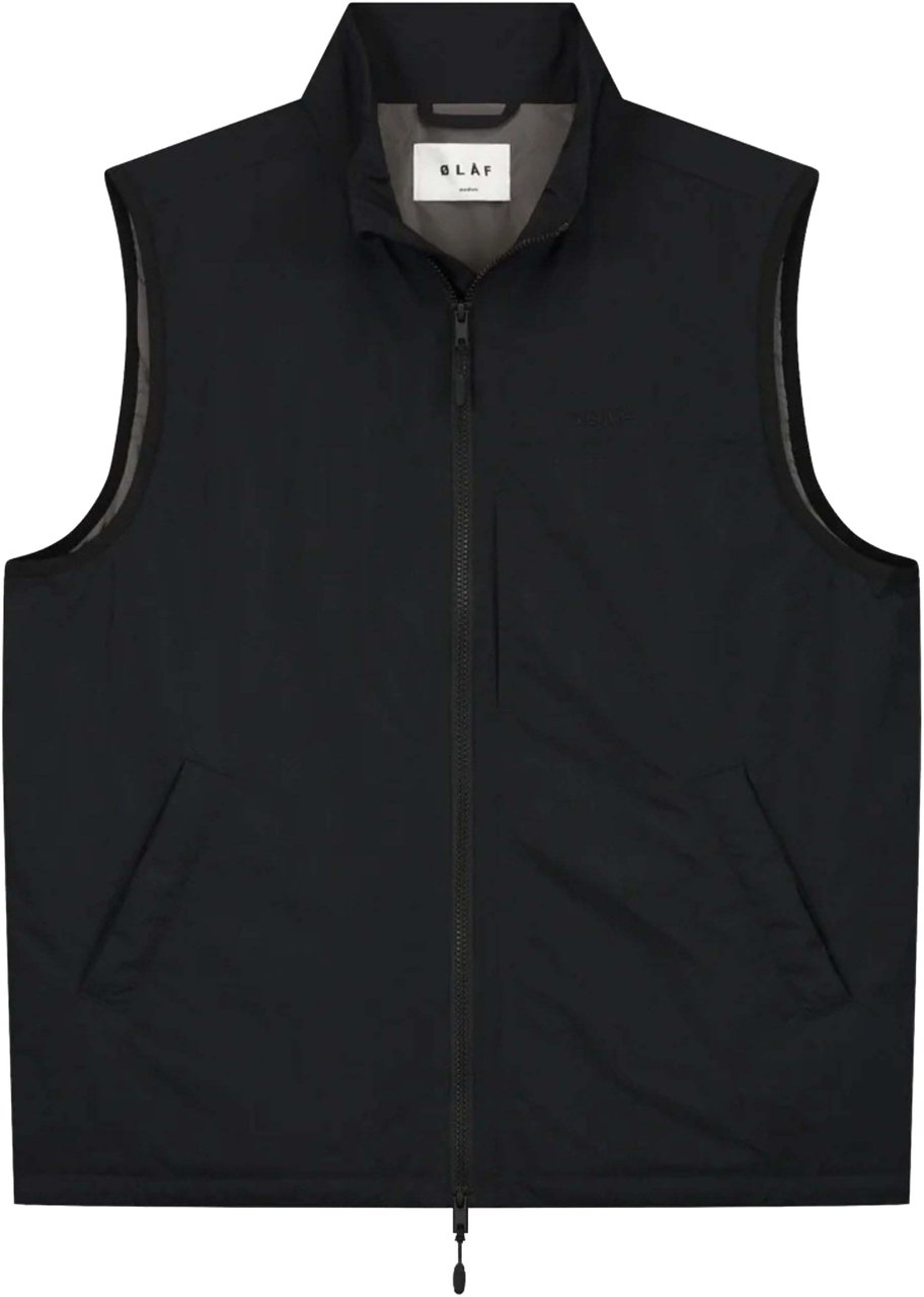 ØLÅF ØlÅf Nylon Vest Bodywarmers Zwart M190501 Zwart