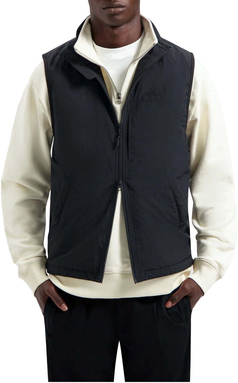 ØLÅF ØlÅf Nylon Vest Bodywarmers Zwart M190501 Zwart