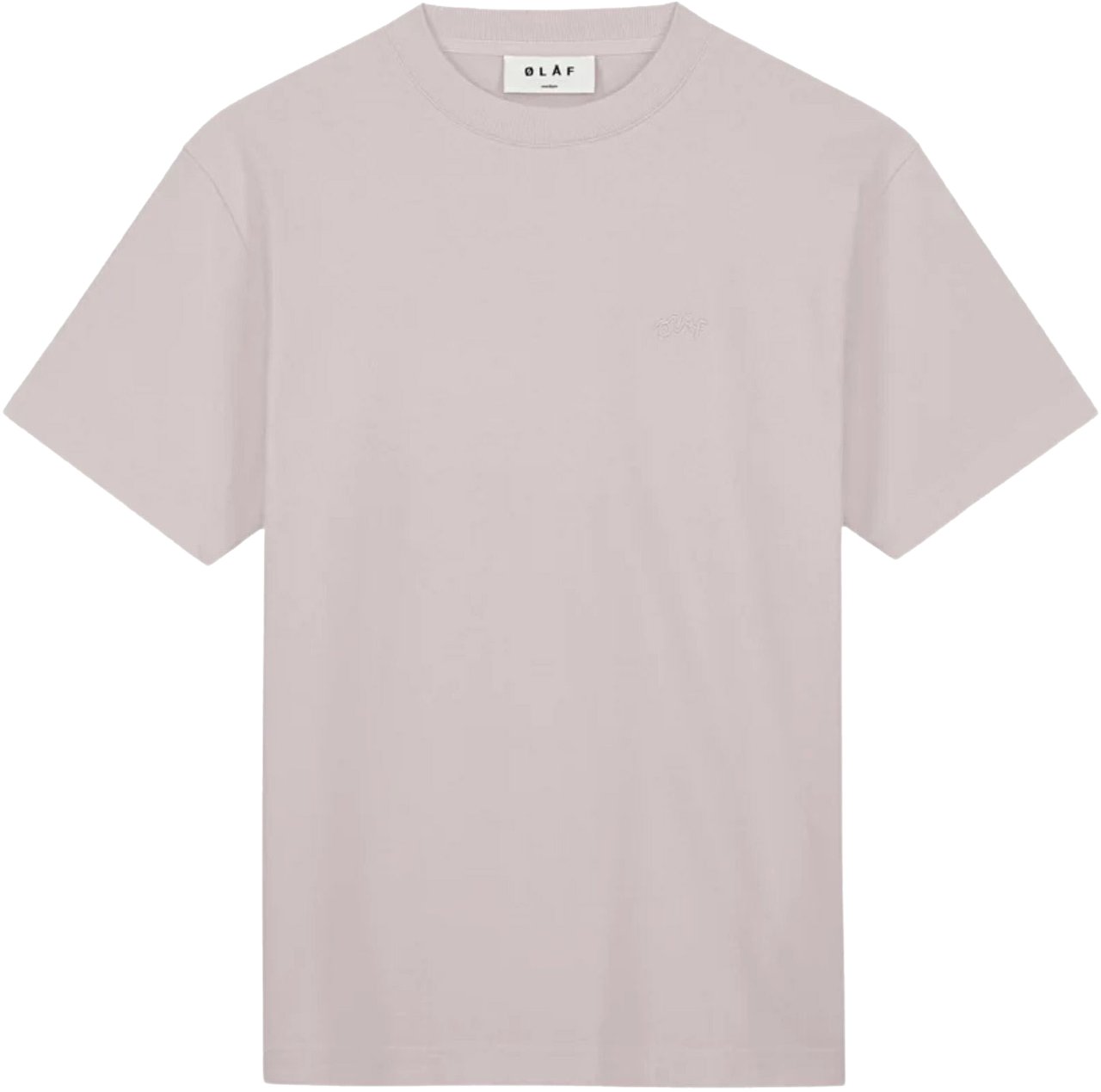 ØLÅF ØlÅf Signature Tee T-shirts Lichtgrijs M200114 Grijs