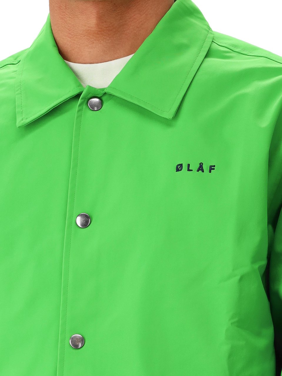 ØLÅF Ølaf Overshirt Groen Coach Jacket Groen