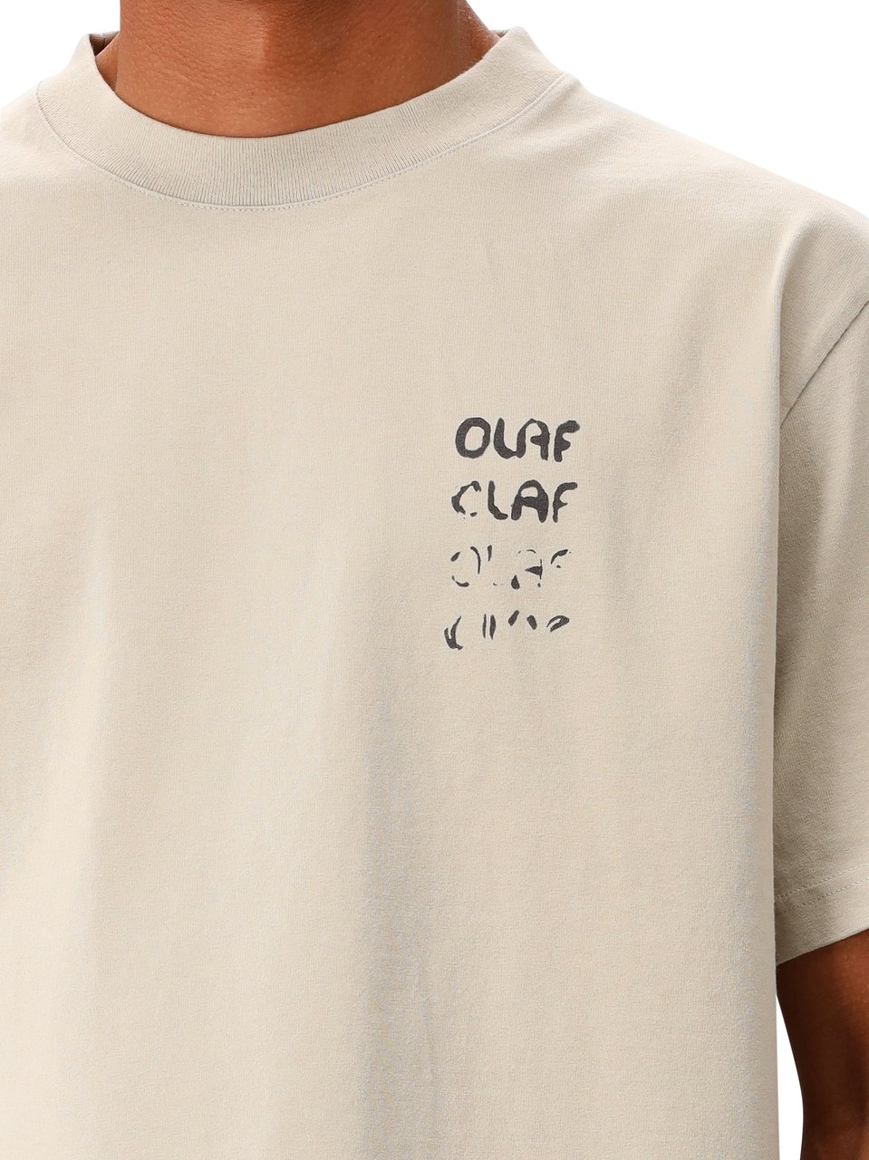 ØLÅF Ølaf T-shirt Groen Spray Graphic Groen