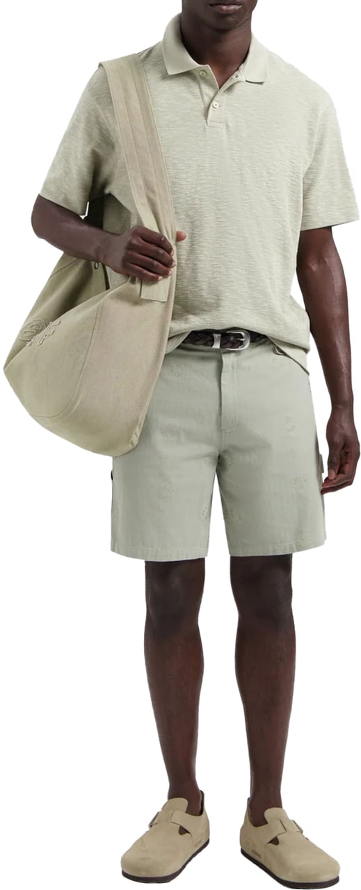 ØLÅF ØlÅf Slub Polo Polos Lichtgroen M210107 Groen