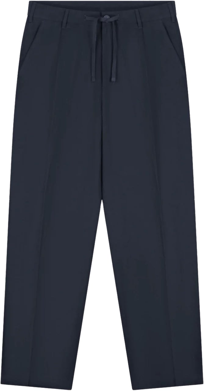 ØLÅF ØlÅf Cotton Linen Trousers  Donkerblauw M210403 Blauw