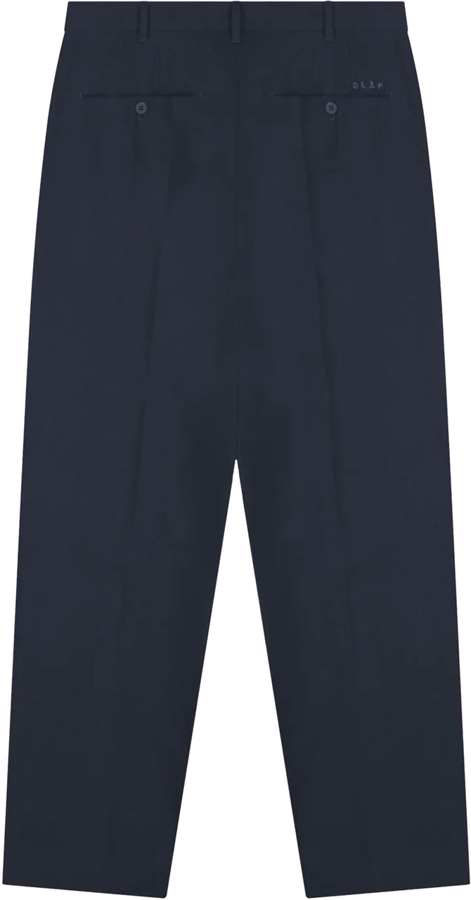 ØLÅF ØlÅf Cotton Linen Trousers  Donkerblauw M210403 Blauw