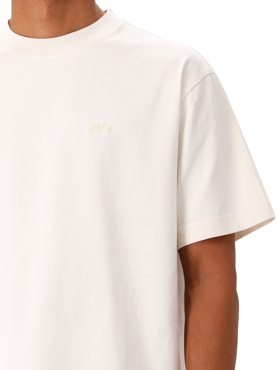 ØLÅF Ølaf T-shirt Donkergrijs Signature Tee Grijs