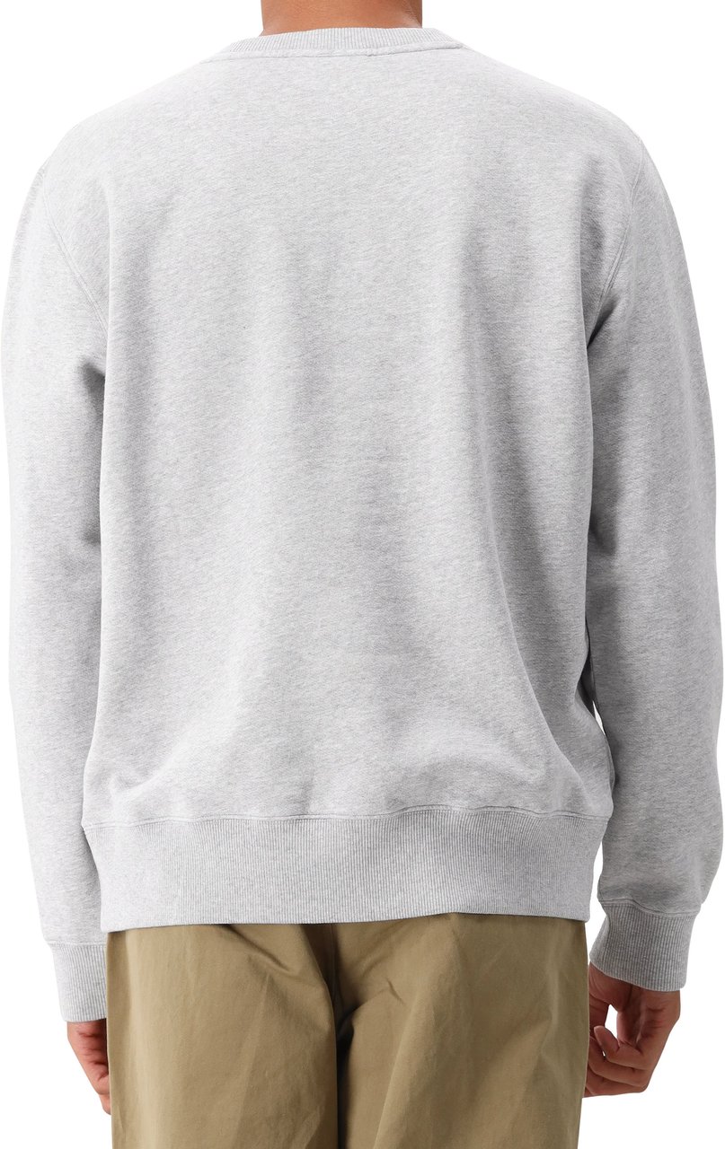 ØLÅF Ølaf Sweater Grijs Stitched Varsity Crewneck Grijs