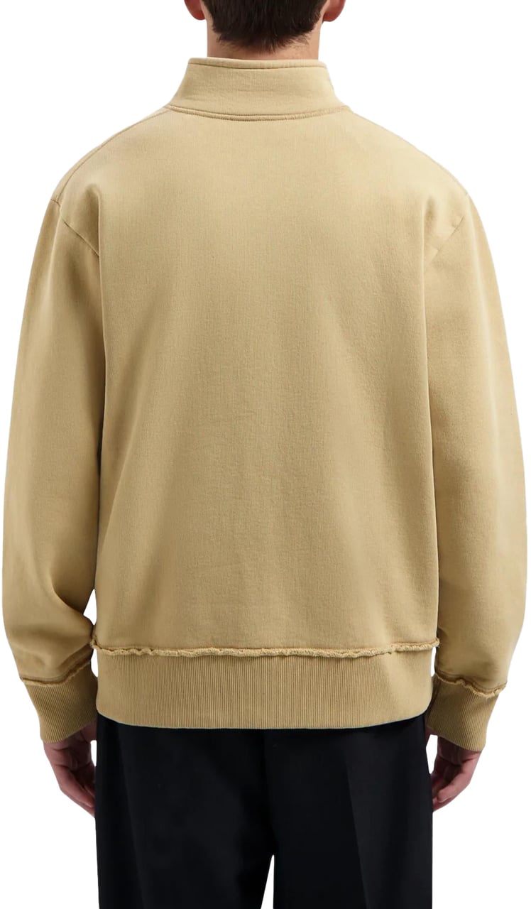 ØLÅF Heren Signature Zip Sweater Beige Beige