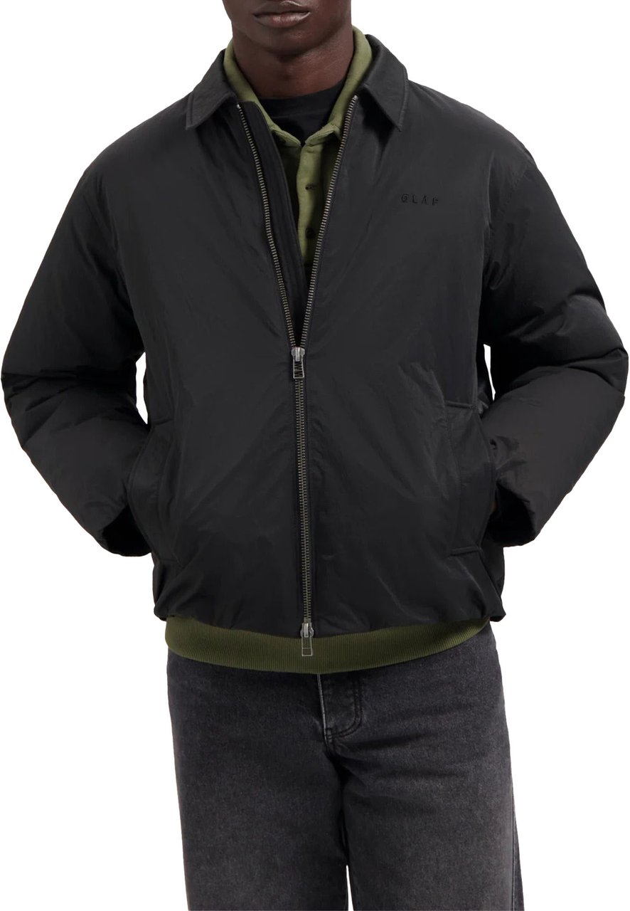 ØLÅF Olaf Medium Padded Jacket Jackets Zwart M220605 Zwart