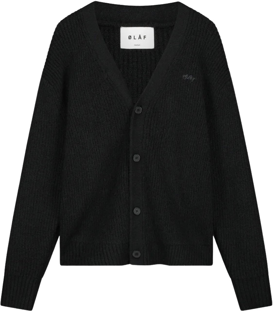 ØLÅF Olaf . Vesten Zwart M220706 Zwart