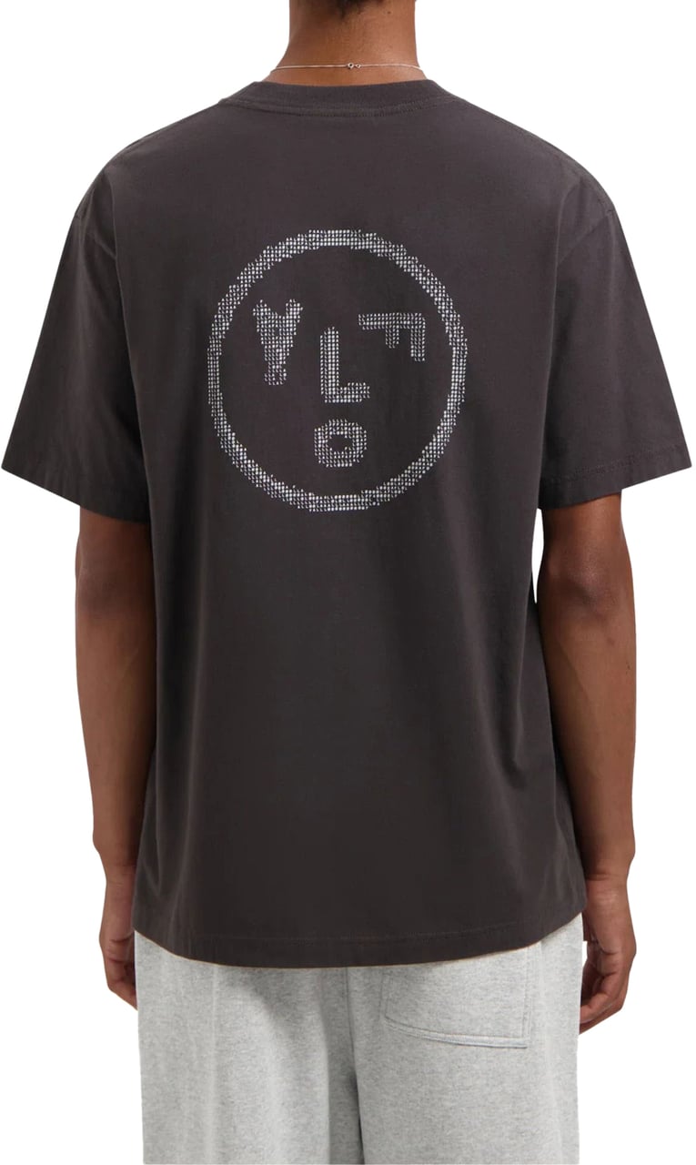 ØLÅF Olaf Crafted Face Tee T-shirts Donkergrijs M230102 Grijs