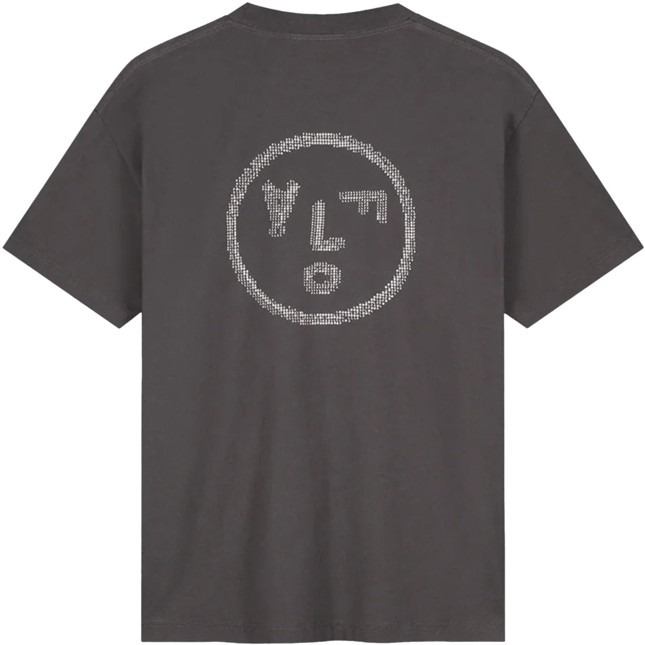 ØLÅF Olaf Crafted Face Tee T-shirts Donkergrijs M230102 Grijs